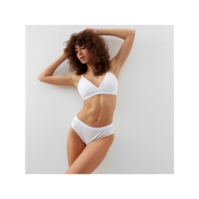 Комплект нижнего белья женский (топ, трусы) Collorista, белый, размер 42-44
