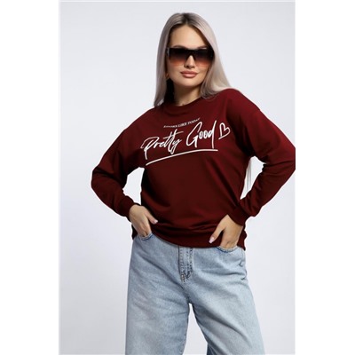 Толстовка 80048 (Бордовый)