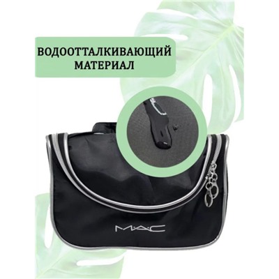 Косметичка водонепроницаемая MAC, черная 22*14*10см