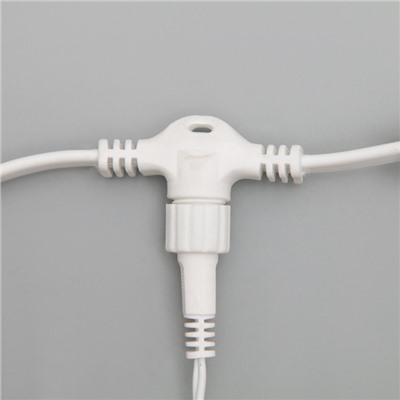 УЦЕНКА Гирлянда «Занавес» 2×6 м, IP44, УМС, белая нить, 1440 LED, свечение синее, 220 В