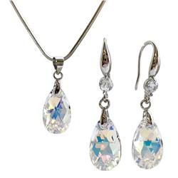 Комплект с кристаллами Swarovski