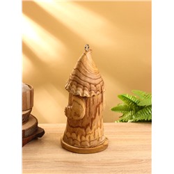 Скворечник подвесной «Гномик старец», 14×14×30 см, дерево