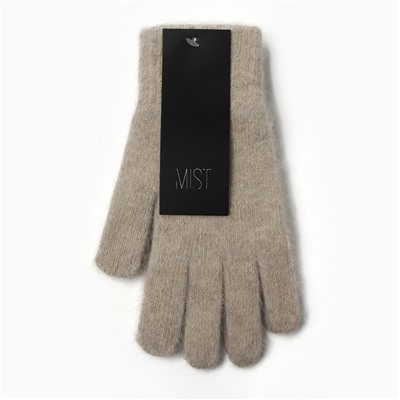Перчатки женские MIST с шерстью кролика, р-р 22 см, цв. бежевый