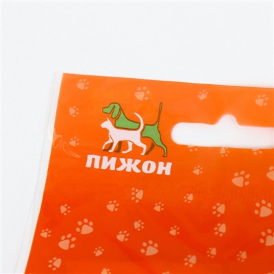 Игрушка для кошек с кошачьей мятой и перьями «Бурундук», 10 см, с бубенчиком