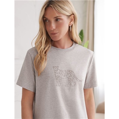 Футболка из премиального хлопка с авторским принтом