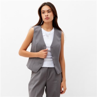 Жилет женский MIST: Classic Collection, размер 50, серый