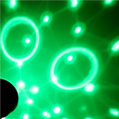 Садовый светильник на солнечной батарее «Дискошар», 13×6×13 см, 6 LED, пульт ДУ, свечение RGBW
