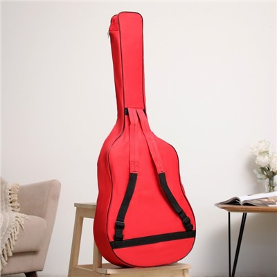 Чехол для гитары Music Life, премиум, красный, 106×43×12 см