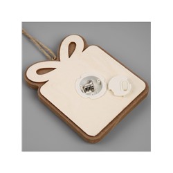 Подвеска световая «Белочка с подарками», 11×9 см, от батареек LR41×3, свечение тёплое белое