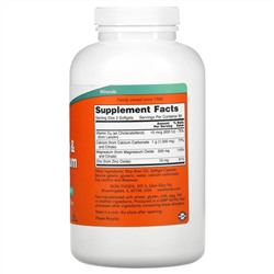 Now Foods, кальций и магний с витамином D3- и цинком, 240 мягких таблеток