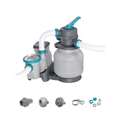 Фильтр-насос, 220-240V, 6056 л/ч, для бассейна, песочный, 58497 Bestway