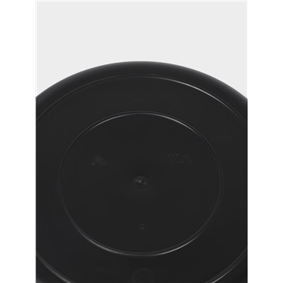 Таз круглый хозяйственный «Эконом», 12 л, d=38 см, h=16 см, пластик, МИКС