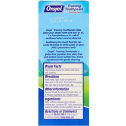 Orajel, Paw Patrol Training, зубная паста, не содержит фториды, фруктовый вкус, 1,5 унц. (42,5 г)