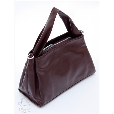 Сумка женская кожаная 0650CH wine red Polina&Eiterou