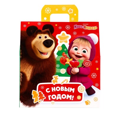 Сладкий новогодний подарок «Маша и Медведь!», детский, 470 г