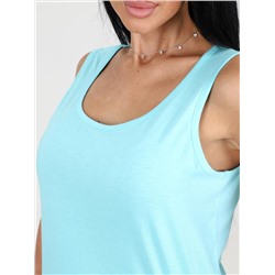 Апрель уно - майка голубой