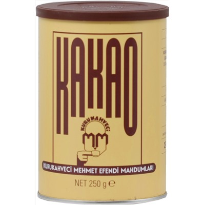 KURUKAHVECI MEHMET EFENDI. Какао 250 гр. жест.банка
