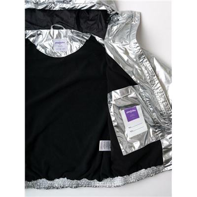 Комплект для девочек: куртка текстильная с полиуретановым покрытием, сумка