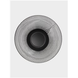 Фруктовница Доляна Grid, 25×25×10 см, чёрная