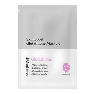 JMsolution Тканевая маска-бустер с глутатионом / Skin Boost Glutathione Mask 1.0, 30 мл 28284