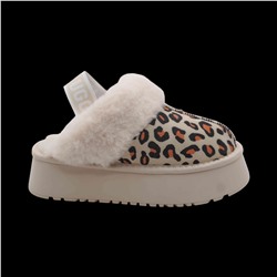 Угги (тапочки) на меху V136 бежевые