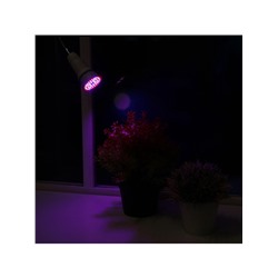 Фитолампа для растений Luazon Lighting, светодиодная, E27, 3.5 Вт, IP44, 220 В, 270°, биколорная