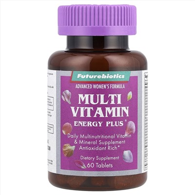 Futurebiotics, Advanced Women's Formula, мультивитамины Energy Plus, 60 таблеток