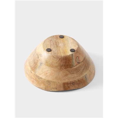 Салатник «Оливковая ветвь», 23×23×10.5 см, дерево манго