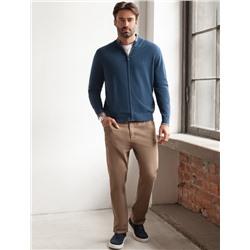 Кардиган на молнии из хлопка с нейлоном