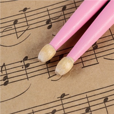 Барабанные палочки Music Life, 5 А, клён, розовые