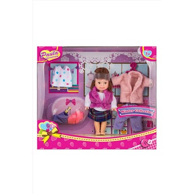 Игровой набор "Paula. Зимний гардероб", брюнетка Игрушки разных брендов, 267883