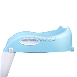 Детская накладка на унитаз со ступенькой (голубой)