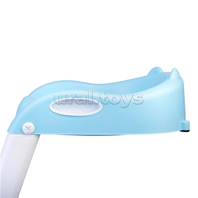 Детская накладка на унитаз со ступенькой (голубой)