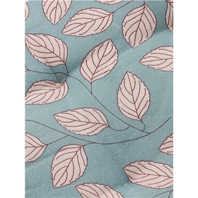 Подушка на стул «Этель. Листья», 40×40 см, зелёная