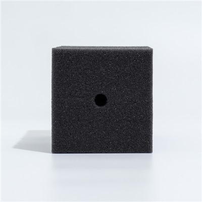 Губка прямоугольная для фильтра турбо № 15, 12×12×20 см, серая