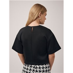 Футболки CONTE LD 2804 Укороченная футболка из костюмного полотна