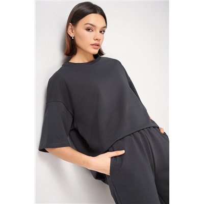 Женский костюм с шортами из футера двухнитки Happyfox