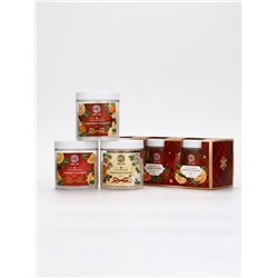 Соль для ванны, набор 3 шт. × 200 г, имбирное печенье, глинтвейн, мандарин, URAL LAB