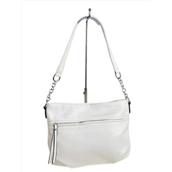 Женская сумка из искусственной кожи, цвет белый