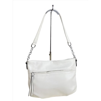 Женская сумка из искусственной кожи, цвет белый