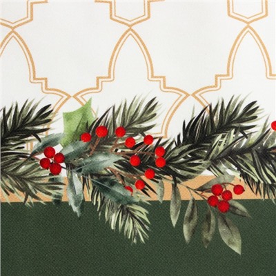 Фартук новогодний «Этель» Robin 60×70 см, 100% хлопок, саржа 190 г/м²