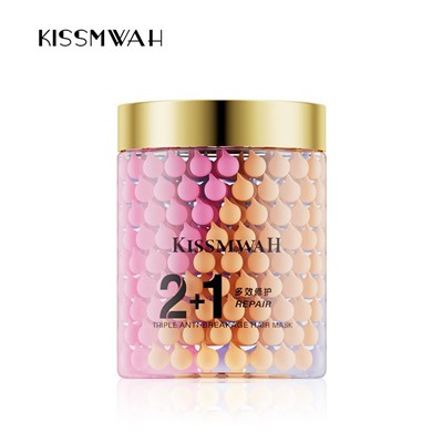 Экспресс-маска для волос против ломкости восстанавливающая Kissmwah, 300 гр.