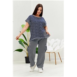 Костюм 9206 (Полоса горошек)