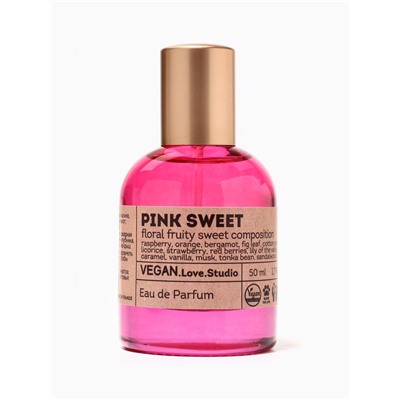Парфюмерная вода женская Vegan Love Studio Pink Sweet, 50 мл (по мотивам Pink Sugar (Aquolina)