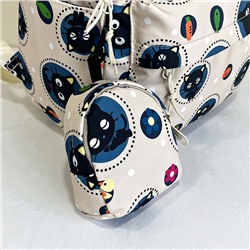 YA1869-4 беж Комплект сумок для девочек (43х32х18)