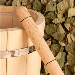 Ковш - черпак для бани и сауны, 140 мл, медь, деревянная ручка