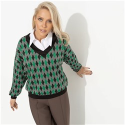 Свитшот свободной посадки, Весьма изящна (green)