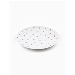 Тарелка плоская керамическая «Цветы», d=20 см