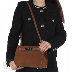 Сумка женская кожаная 6463BDAA brown Baidou