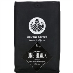 Cafe Altura, Organic Centri Coffee,  One Black, Espresso, Whole Bean, Chocolate + Fruit Jam, 12 oz (340 g)